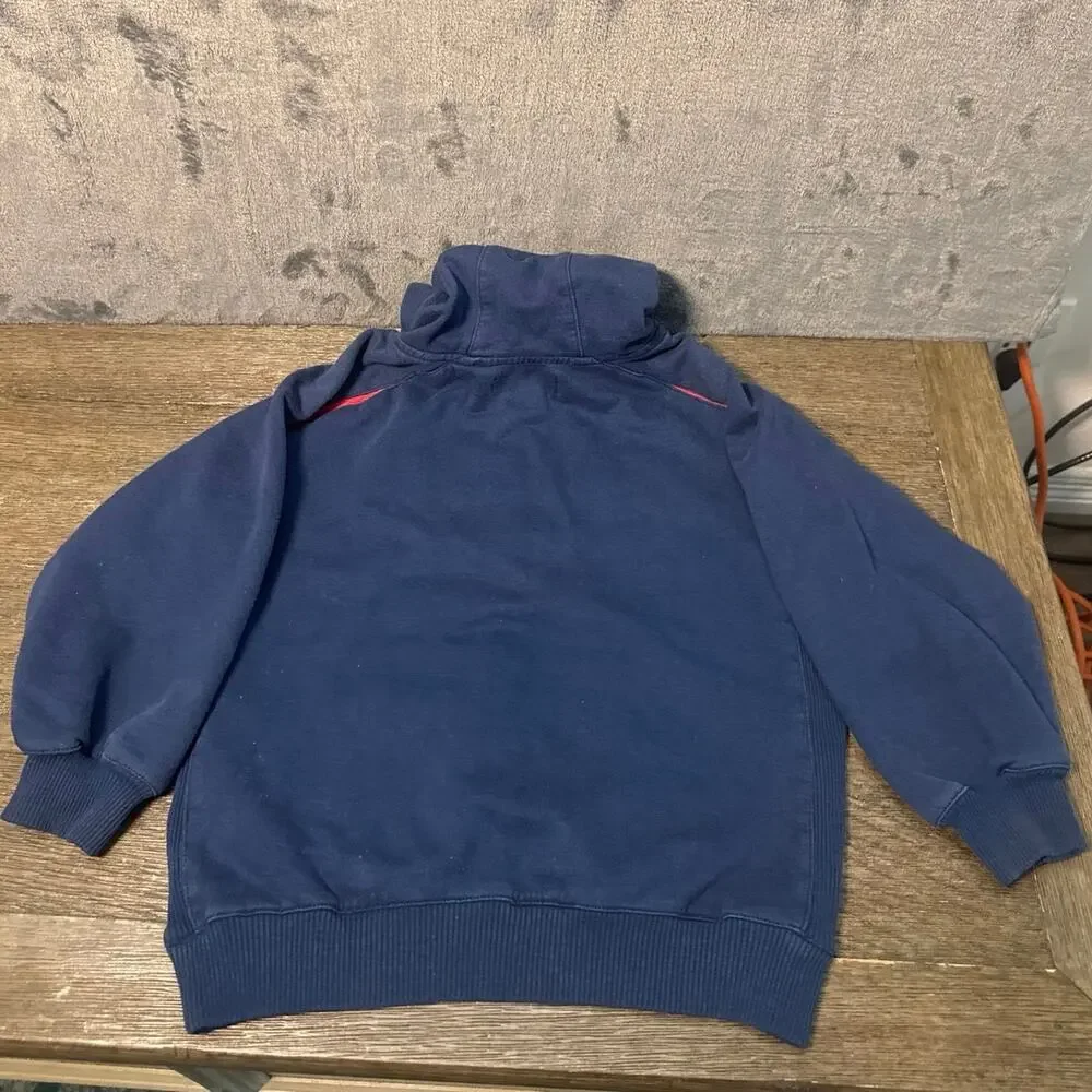 VTG Y2K Nike Boston Red Sox Center Swoosh Hoodie Unisex Kids size 7 Navy/Red